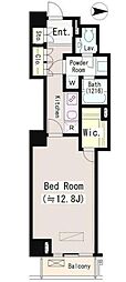 恵比寿ガーデンテラス弐番館 1Kの間取図画像