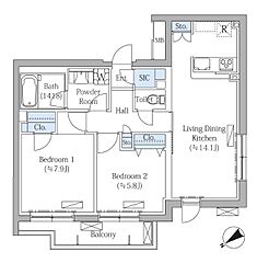 物件の間取り