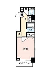 サンテミリオン渋谷道玄坂 1Kの間取図画像