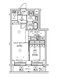 セジョリ中野富士見町 1LDKの間取図画像