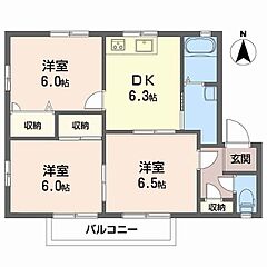 物件の間取り