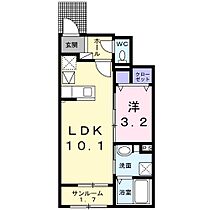 カームトレビュー  ｜ 愛媛県松山市三町2丁目（賃貸アパート1LDK・1階・36.29㎡） その2