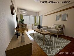 コーポラス和泉北 4階1Kのリビング/ダイニング