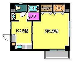 アルバコート 1DKの間取図画像