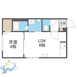 札幌市営東西線 発寒南駅 徒歩5分 4階/-