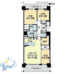 間取図画像 3LDK