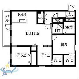 間取図画像 3LDK