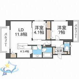 札幌市営南北線 大通駅 徒歩7分 8階/-