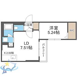 間取図画像 1LDK
