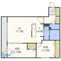 札幌市営東西線 琴似駅 徒歩13分