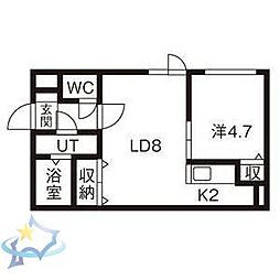 間取図画像 1LDK