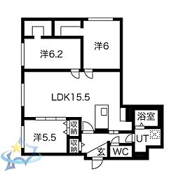 間取図画像 3LDK