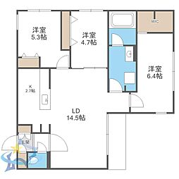 札幌市営南北線 幌平橋駅 徒歩20分 4階/-