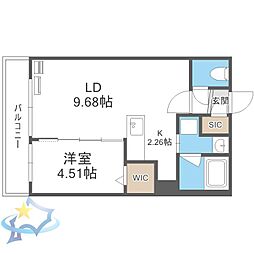 間取図画像 1LDK