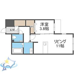間取図画像 1LDK