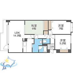 札幌市営東西線 二十四軒駅 徒歩3分 6階/-