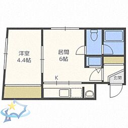 札幌市営東西線 発寒南駅 徒歩5分 4階/-