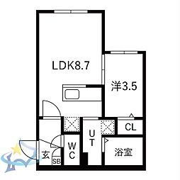 JR函館本線 桑園駅 徒歩5分 4階/-