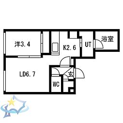 札幌市営東西線 発寒南駅 徒歩15分 1階/-