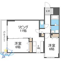 物件の間取り