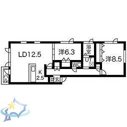 JR函館本線 稲積公園駅 徒歩15分 2階/-