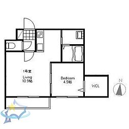 間取図画像 1LDK