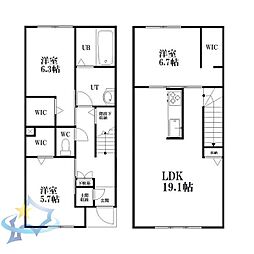 間取図画像 3LDK