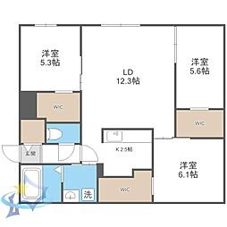 間取図画像 3LDK