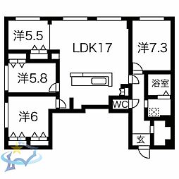 札幌市営東西線 西28丁目駅 徒歩15分