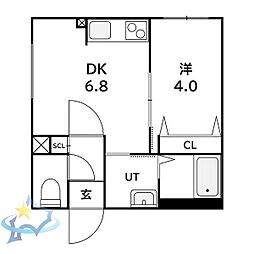 札幌市営東西線 発寒南駅 徒歩3分 4階/-