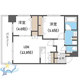 札幌市営東西線 琴似駅 徒歩4分 5階/-