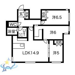 札幌市営東西線 西28丁目駅 徒歩8分 2階/-