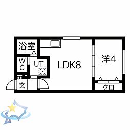 札幌市営東西線 西18丁目駅 徒歩4分 3階/-