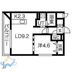 札幌市営東西線 宮の沢駅 徒歩8分 3階/-