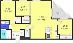 物件の間取り