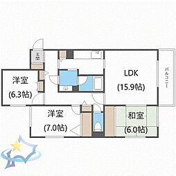 札幌市営東西線 西28丁目駅 徒歩14分 3階/-