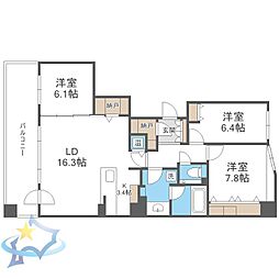 札幌市電2系統 西線11条駅 徒歩11分 8階/-