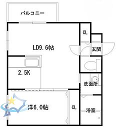 札幌市営東西線 西18丁目駅 徒歩15分 3階/-