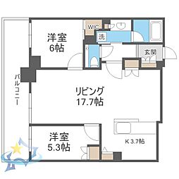 JR千歳線 苗穂駅 徒歩2分 16階/-