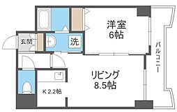 ティアラN6 1LDKの間取図画像