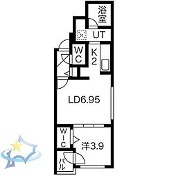 札幌市営東西線 西18丁目駅 徒歩4分 2階/-