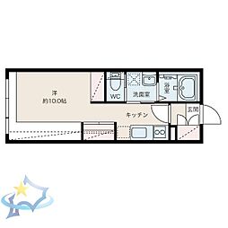 ORD 1Kの間取図画像