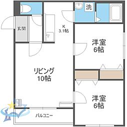 JR函館本線 手稲駅 徒歩7分 2階/-