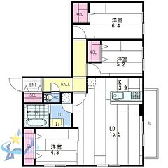 物件の間取り