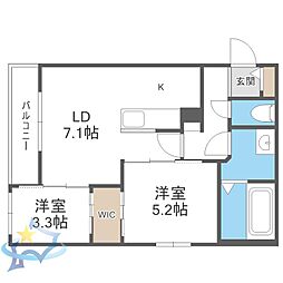 ライトベルー南9条ー 3階