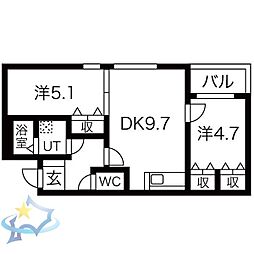 札幌市営東西線 西18丁目駅 徒歩10分 3階/-