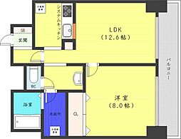 グレースガーデン大通 1LDKの間取図画像