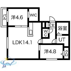 物件の間取り