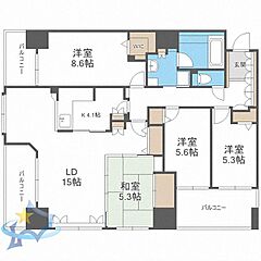 物件の間取り