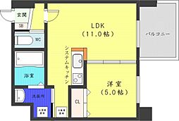 モルティーニ表参道 1LDKの間取図画像